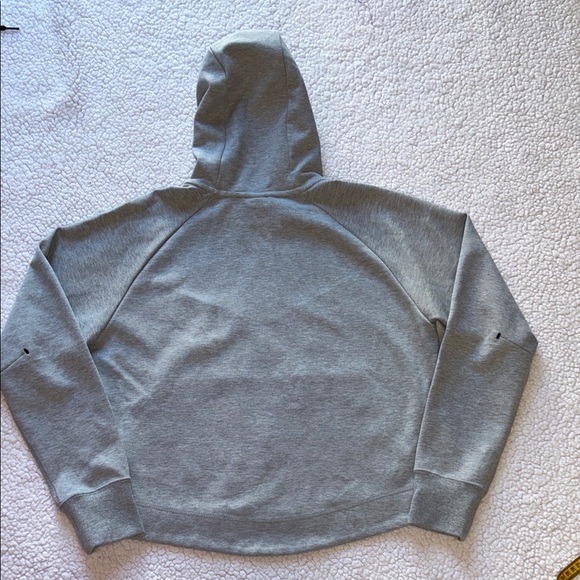 Nike Light Gray Hooded Varsity Jacket - Picture 8 of 8